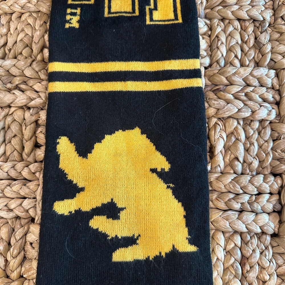 HARRY POTTER Reversible Hufflepuff Scarf-OS